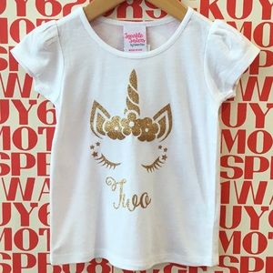 Sparkle Sisters Unicorn Birthday (Two), NEW WITH TAGS